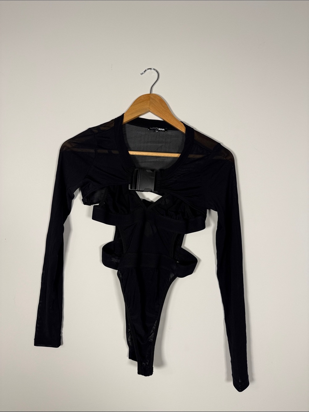 Black Y2K Mesh & Chain Going Out Tops Bundle